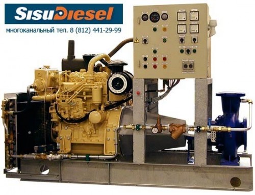 Пожарный насос SISU Diesel (Финляндия)